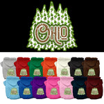 Pet Dog & Cat Screen Printed Hoodie for Medium to Large Pets (Sizes 2XL-6XL), "Ohio Woodland Trees"