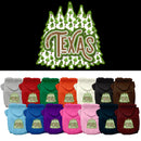 Pet Dog & Cat Screen Printed Hoodie for Medium to Large Pets (Sizes 2XL-6XL), "Texas Woodland Trees"