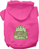 Pet Dog & Cat Screen Printed Hoodie for Small to Medium Pets (Sizes XS-XL), "Texas Woodland Trees"