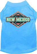 Pet Dog & Cat Screen Printed Shirt for Small to Medium Pets (Sizes XS-XL), "New Mexico Peach Aztec"