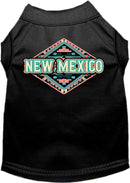 Pet Dog & Cat Screen Printed Shirt for Small to Medium Pets (Sizes XS-XL), "New Mexico Peach Aztec"