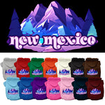 Pet Dog & Cat Screen Printed Hoodie for Small to Medium Pets (Sizes XS-XL), "New Mexico Alpine Pawscape"