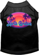 Pet Dog & Cat Screen Printed Shirt for Medium to Large Pets (Sizes 2XL-6XL), "North Carolina Classic Beach"