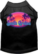 Pet Dog & Cat Screen Printed Shirt for Medium to Large Pets (Sizes 2XL-6XL), "South Carolina Classic Beach"