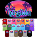 Pet Dog & Cat Screen Printed Shirt for Small to Medium Pets (Sizes XS-XL), "Virginia Classic Beach"