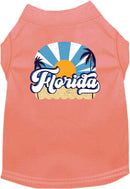 Pet Dog & Cat Screen Printed Shirt for Small to Medium Pets (Sizes XS-XL), "Florida Coast"