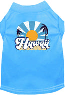 Pet Dog & Cat Screen Printed Shirt for Small to Medium Pets (Sizes XS-XL), "Hawaii Coast"