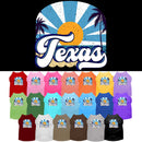 Pet Dog & Cat Screen Printed Shirt for Small to Medium Pets (Sizes XS-XL), "Texas Coast"