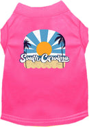 Pet Dog & Cat Screen Printed Shirt for Small to Medium Pets (Sizes XS-XL), "South Carolina Coast"