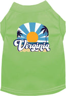 Pet Dog & Cat Screen Printed Shirt for Small to Medium Pets (Sizes XS-XL), "Virginia Coast"