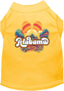 Pet Dog & Cat Screen Printed Shirt for Small to Medium Pets (Sizes XS-XL), "Alabama Groovy Summit"