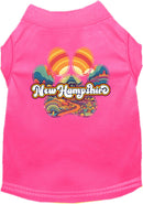 Pet Dog & Cat Screen Printed Shirt for Medium to Large Pets (Sizes 2XL-6XL), "New Hampshire Groovy Summit"
