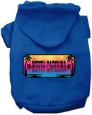 Pet Dog & Cat Screen Printed Hoodie for Small to Medium Pets (Sizes XS-XL), "North Carolina Beach Shades"