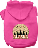 Pet Dog & Cat Screen Printed Hoodie for Medium to Large Pets (Sizes 2XL-6XL), "Alaska Under The Stars"