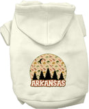 Pet Dog & Cat Screen Printed Hoodie for Small to Medium Pets (Sizes XS-XL), "Arkansas Under The Stars"