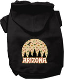 Pet Dog & Cat Screen Printed Hoodie for Medium to Large Pets (Sizes 2XL-6XL), "Arizona Under The Stars"