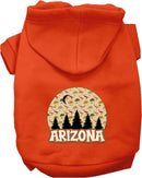 Pet Dog & Cat Screen Printed Hoodie for Medium to Large Pets (Sizes 2XL-6XL), "Arizona Under The Stars"