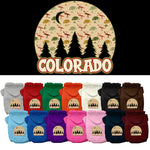 Pet Dog & Cat Screen Printed Hoodie for Medium to Large Pets (Sizes 2XL-6XL), "Colorado Under The Stars"