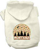 Pet Dog & Cat Screen Printed Hoodie for Medium to Large Pets (Sizes 2XL-6XL), "Montana Under The Stars"