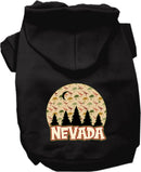 Pet Dog & Cat Screen Printed Hoodie for Medium to Large Pets (Sizes 2XL-6XL), "Nevada  Under The Stars"