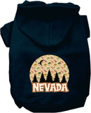 Pet Dog & Cat Screen Printed Hoodie for Medium to Large Pets (Sizes 2XL-6XL), "Nevada  Under The Stars"