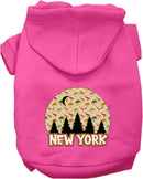 Pet Dog & Cat Screen Printed Hoodie for Medium to Large Pets (Sizes 2XL-6XL), "New York Under The Stars"