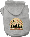 Pet Dog & Cat Screen Printed Hoodie for Small to Medium Pets (Sizes XS-XL), "Pennsylvania Under The Stars"