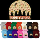 Pet Dog & Cat Screen Printed Hoodie for Medium to Large Pets (Sizes 2XL-6XL), "Pennsylvania Under The Stars"