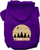 Pet Dog & Cat Screen Printed Hoodie for Small to Medium Pets (Sizes XS-XL), "Tennessee Under The Stars"