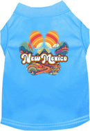 Pet Dog & Cat Screen Printed Shirt for Medium to Large Pets (Sizes 2XL-6XL), "New Mexico Groovy Summit"