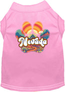 Pet Dog & Cat Screen Printed Shirt for Small to Medium Pets (Sizes XS-XL), "Nevada Groovy Summit"