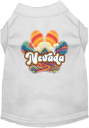 Pet Dog & Cat Screen Printed Shirt for Small to Medium Pets (Sizes XS-XL), "Nevada Groovy Summit"