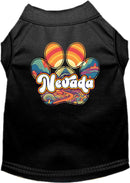 Pet Dog & Cat Screen Printed Shirt for Small to Medium Pets (Sizes XS-XL), "Nevada Groovy Summit"