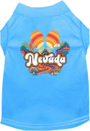 Pet Dog & Cat Screen Printed Shirt for Small to Medium Pets (Sizes XS-XL), "Nevada Groovy Summit"