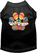 Pet Dog & Cat Screen Printed Shirt for Small to Medium Pets (Sizes XS-XL), "West Virginia Groovy Summit"