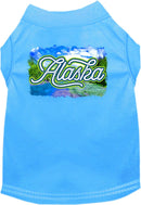 Pet Dog & Cat Screen Printed Shirt for Medium to Large Pets (Sizes 2XL-6XL), "Alaska Summer"