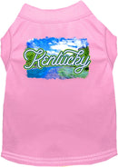 Pet Dog & Cat Screen Printed Shirt for Small to Medium Pets (Sizes XS-XL), "Kentucky Summer"