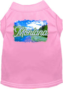 Pet Dog & Cat Screen Printed Shirt for Medium to Large Pets (Sizes 2XL-6XL), "Montana Summer"