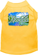 Pet Dog & Cat Screen Printed Shirt for Small to Medium Pets (Sizes XS-XL), "Nevada Summer"