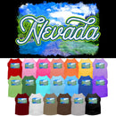 Pet Dog & Cat Screen Printed Shirt for Small to Medium Pets (Sizes XS-XL), "Nevada Summer"