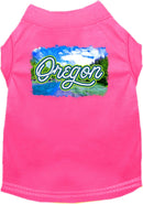 Pet Dog & Cat Screen Printed Shirt for Small to Medium Pets (Sizes XS-XL), "Oregon Summer"