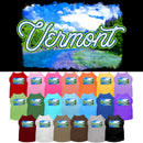 Pet Dog & Cat Screen Printed Shirt for Medium to Large Pets (Sizes 2XL-6XL), "Vermont Summer"