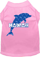 Pet Dog & Cat Screen Printed Shirt for Small to Medium Pets (Sizes XS-XL), "Hawaii Blue Dolphins"