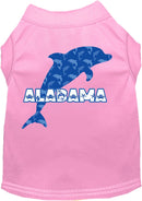 Pet Dog & Cat Screen Printed Shirt for Medium to Large Pets (Sizes 2XL-6XL), "Alabama Blue Dolphins"