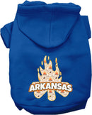 Pet Dog & Cat Screen Printed Hoodie for Small to Medium Pets (Sizes XS-XL), "Arkansas Around The Campfire"