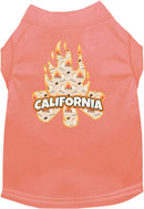 Pet Dog & Cat Screen Printed Shirt for Medium to Large Pets (Sizes 2XL-6XL), "California Around The Campfire"