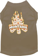 Pet Dog & Cat Screen Printed Shirt for Small to Medium Pets (Sizes XS-XL), "Montana Around The Campfire"