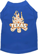 Pet Dog & Cat Screen Printed Shirt for Small to Medium Pets (Sizes XS-XL), "Texas Around The Campfire"