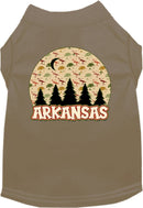 Pet Dog & Cat Screen Printed Shirt for Medium to Large Pets (Sizes 2XL-6XL), "Arkansas Under The Stars"