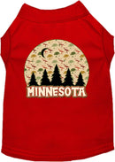 Pet Dog & Cat Screen Printed Shirt for Small to Medium Pets (Sizes XS-XL), "Minnesota Under The Stars"
